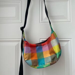 Baggu Madras Small Crescent